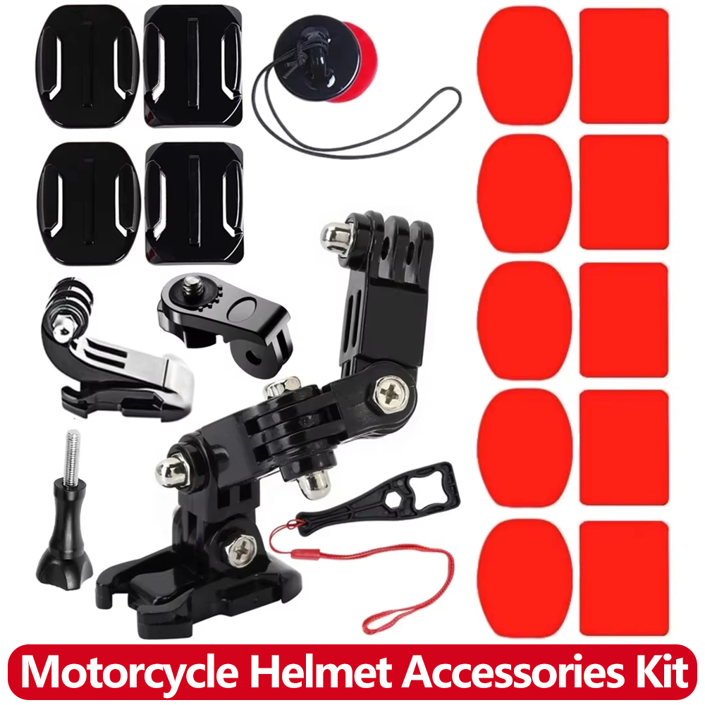 Drone Camera Action - Motorcycle Helmet Accessories Kit Chin Mount