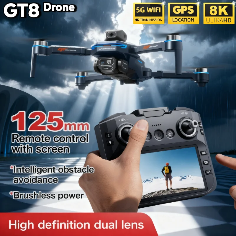 HOT For LSRC GT8 Drone 4K Prof - Drone Camera Thermal 评论和价格