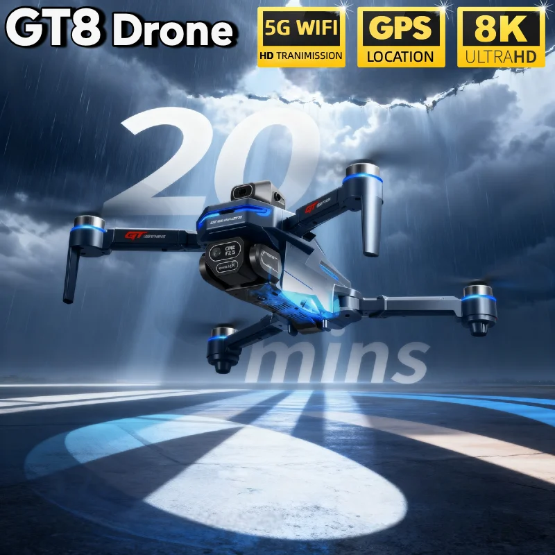 HOT For LSRC GT8 Drone 4K Prof - Drone Camera Thermal 评论和价格