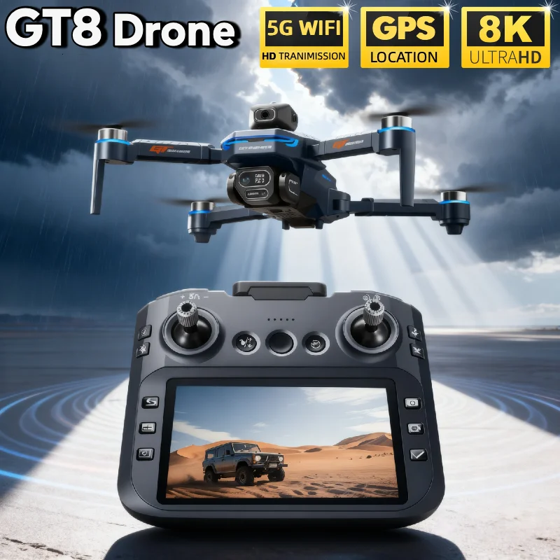 HOT For LSRC GT8 Drone 4K Prof - Drone Camera Thermal 评论和价格