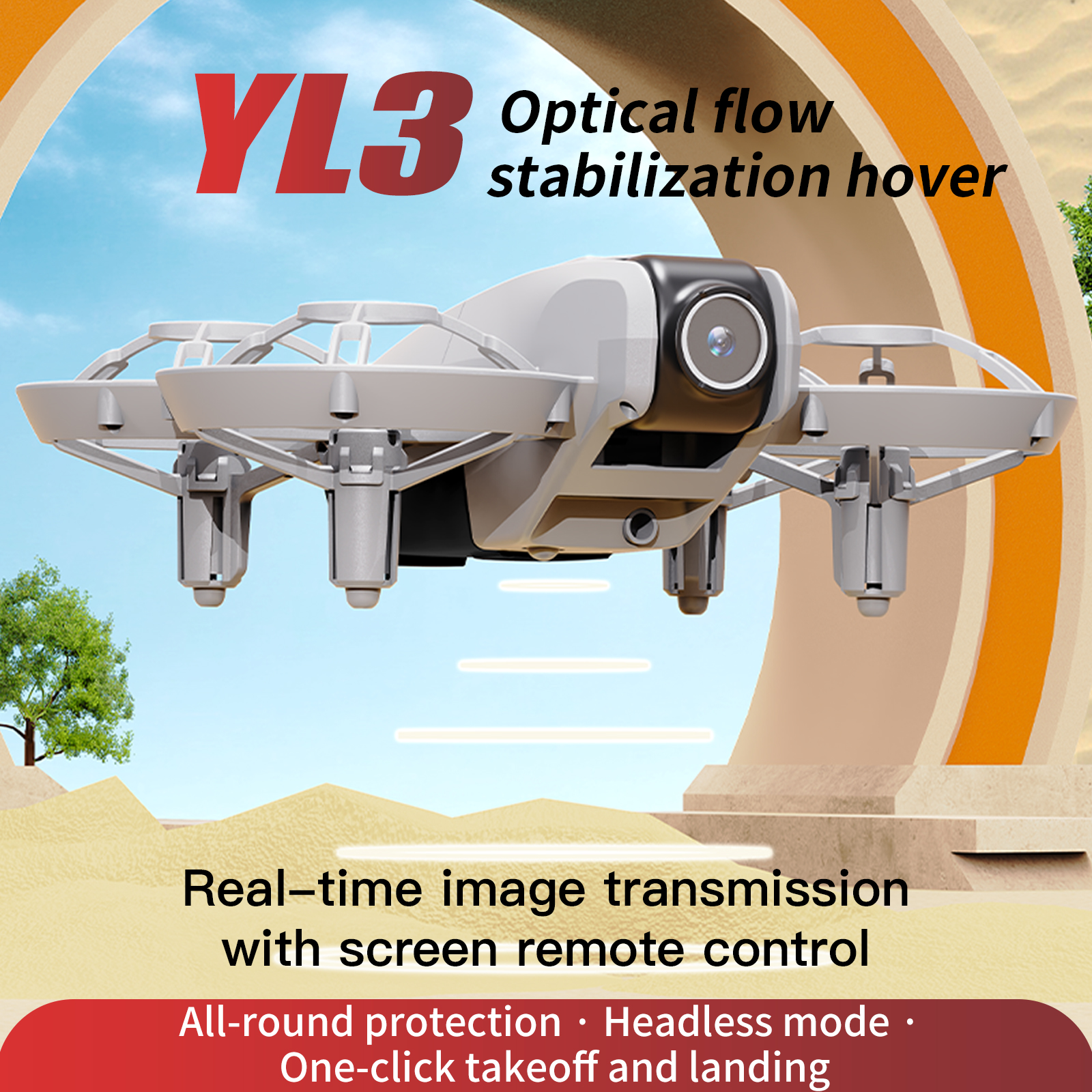 YL3 Remote-Controlled Drone wi - Drone Camera Mount 评论和价格