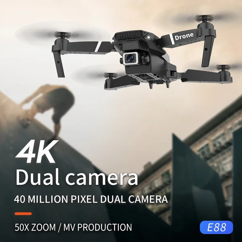 E88 ProIntelligent Folding Dro - Drone Camera 4K 评论和价格