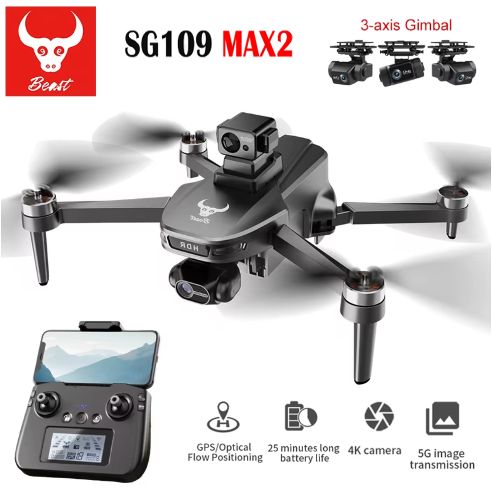 SG109 MAX2 Professional FPV 8K - Drone Camera 4K 评论和价格
