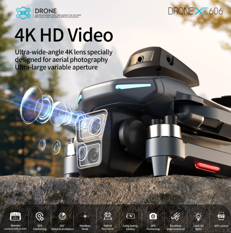Lenovo XT606 MAX GPS Drone 4k  - Drone Camera Thermal 评论和价格