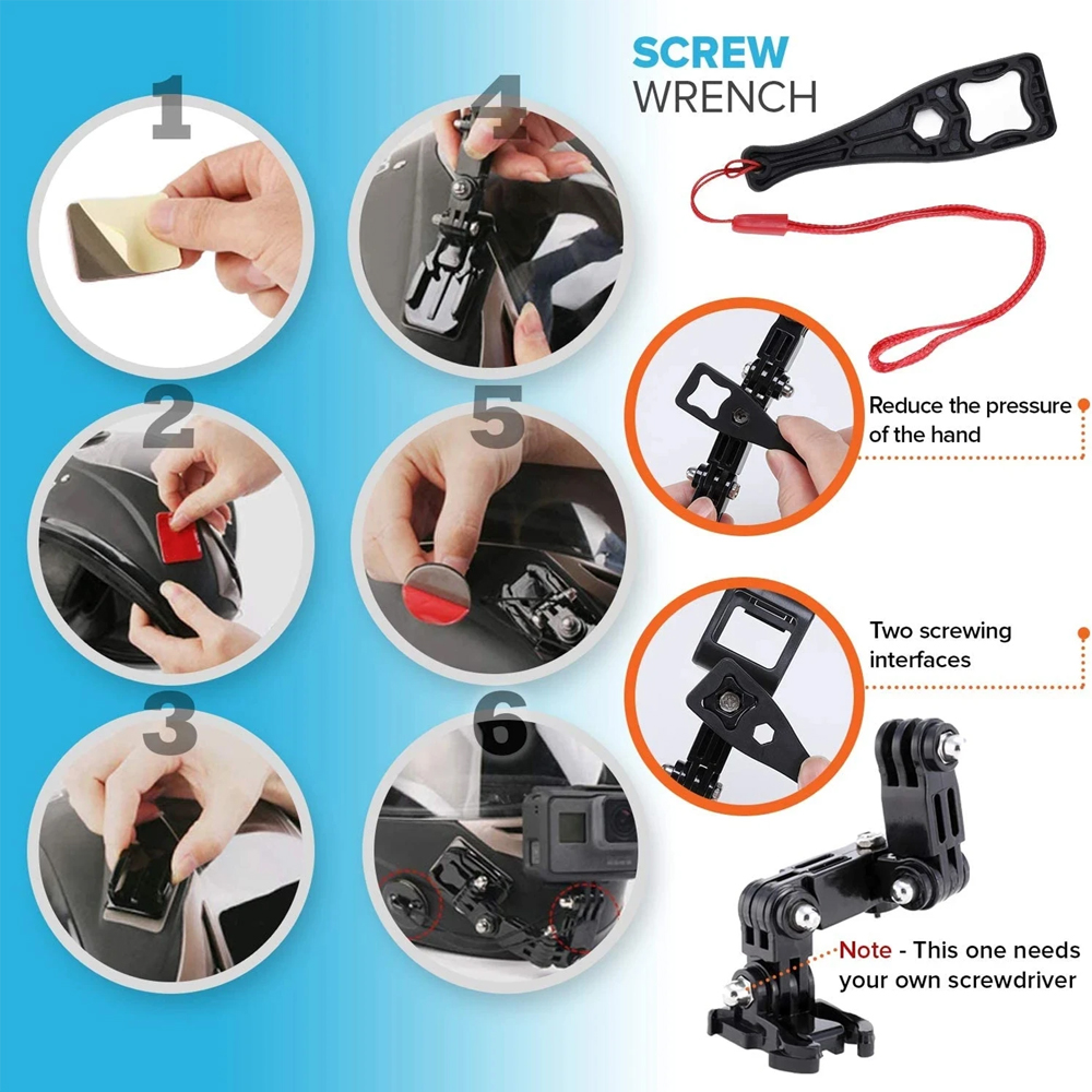 Motorcycle Helmet Accessories  - Drone Camera Action 评论和价格