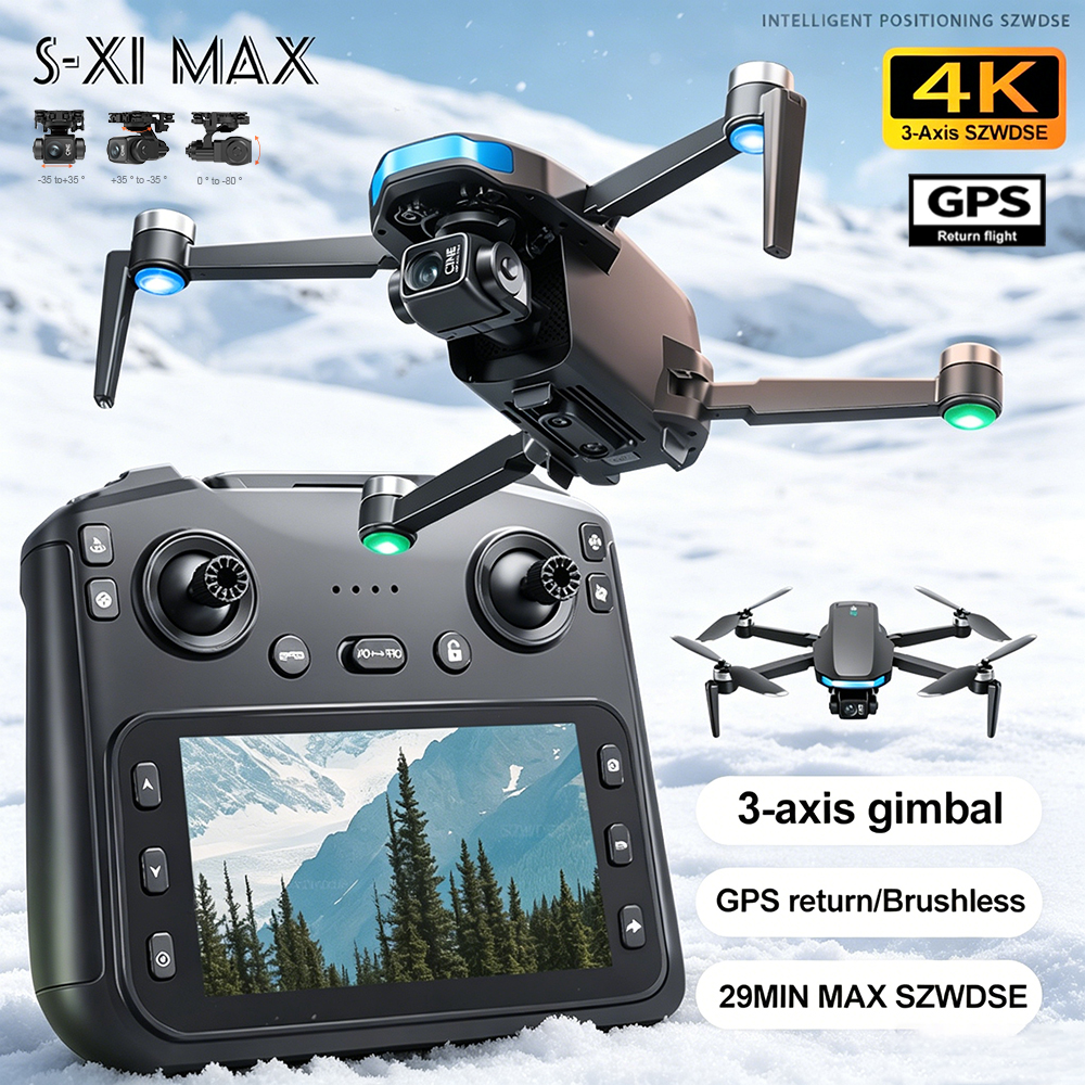 New S-X1 MAX Drone GPS 8K Prof - Drone Camera Professional 评论和价格