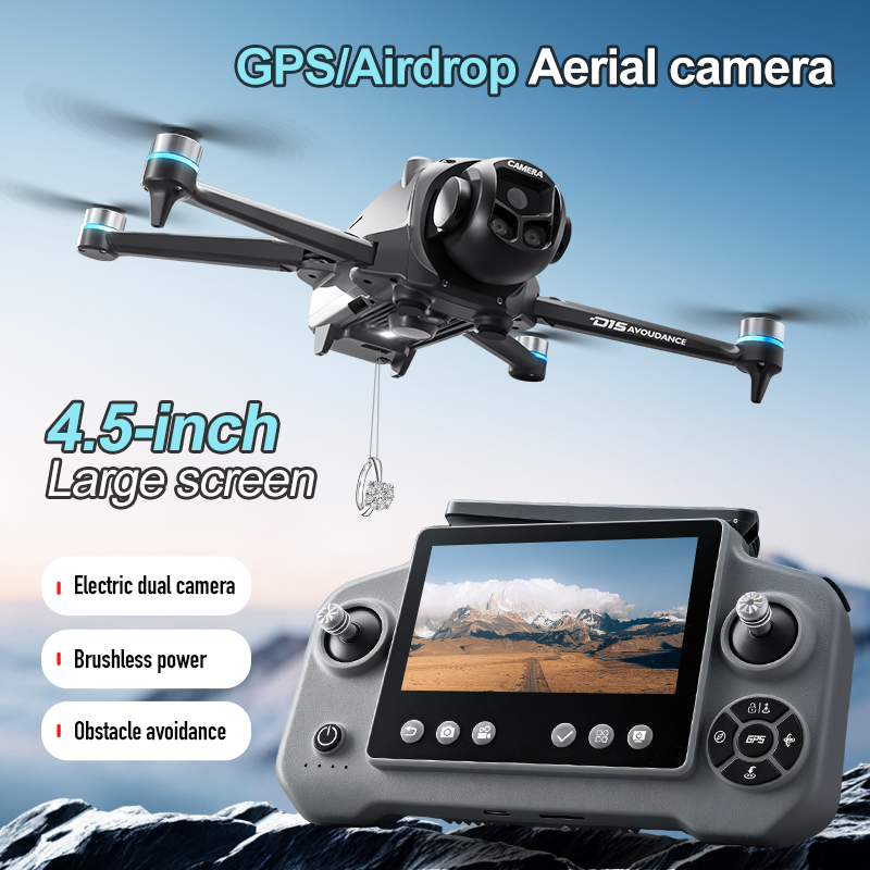 D15 Professional 4K HD Triple  - Drone Camera With Gimbal 评论和价格